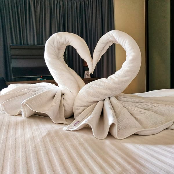 origami con toallas
