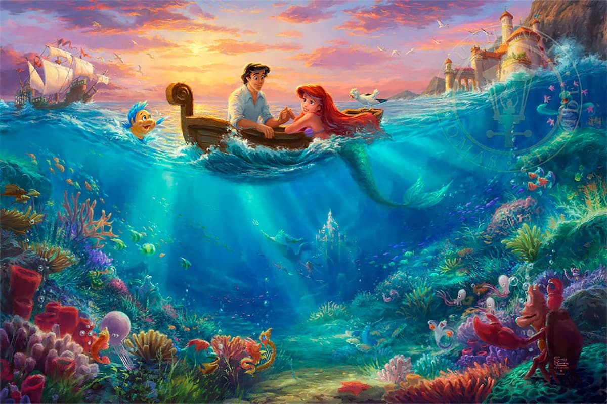 Thomas Kincaid hace increíbles pinturas de Disney