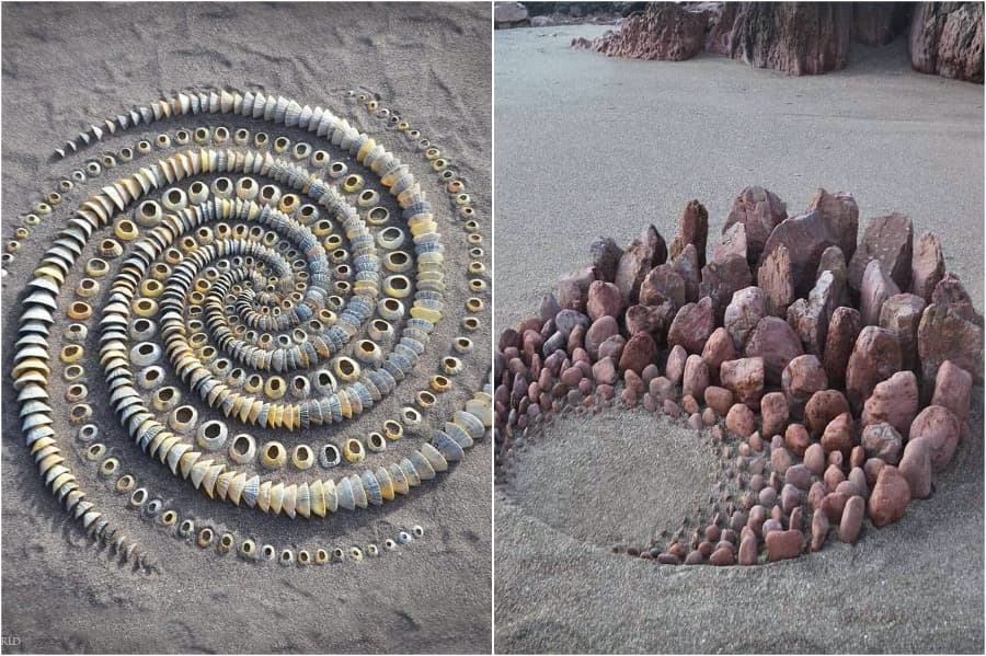 Un artista de la tierra escocés esculpe el mundo