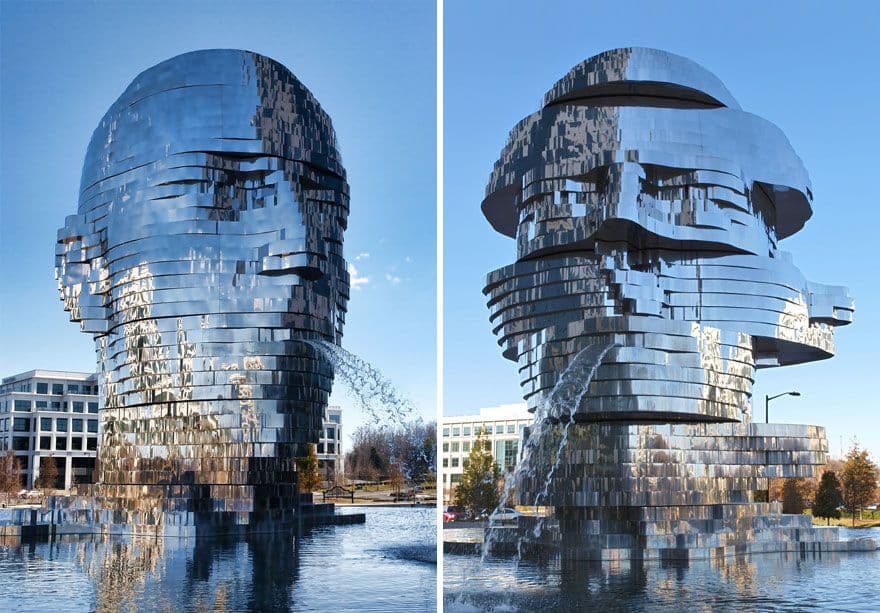 Fuente de metalmorfosis |: 10 instalaciones de arte más importantes | bayas de cerebro