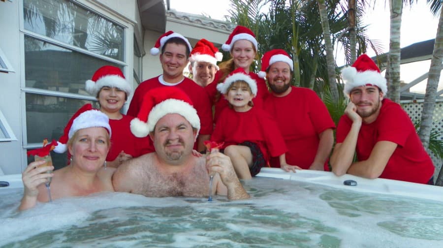 15 fotos divertidas de Navidad en familia