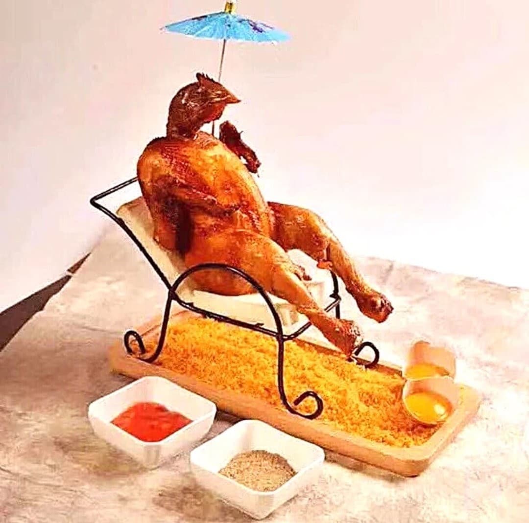 Pollo El arte de la comida exigente @TotallyGourmet | bayas de cerebro