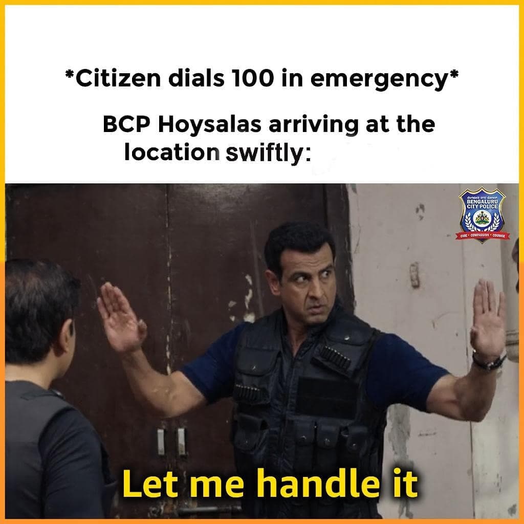 La policía de la ciudad de Bengaluru utiliza memes para atraer nuevos seguidores.