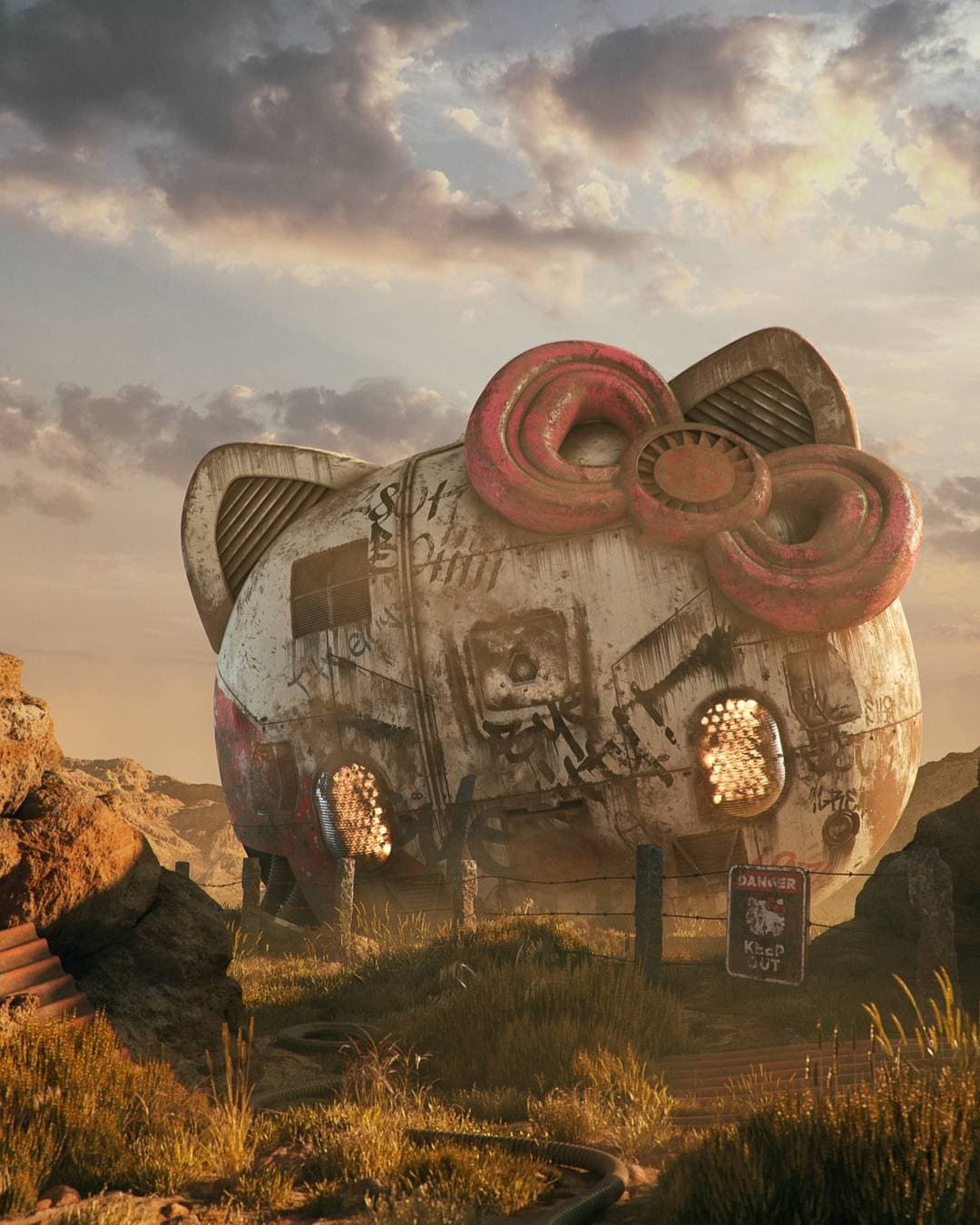 Philip Hodas crea arte de cultura pop post-apocalíptico