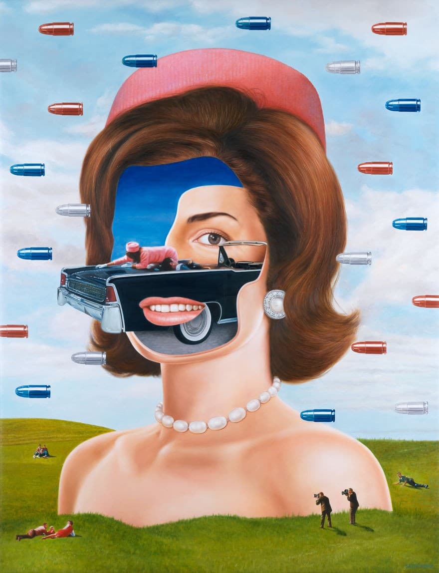 Saint Hoax intenta pintar la tristeza de la fama con pintura al óleo surrealista