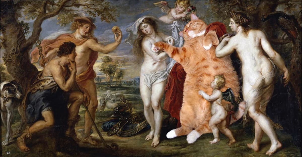Gatos en el arte de la artista digital rusa Svetlana Petrova (Foto de Svetlana Petrova/Cat Zarathustra)