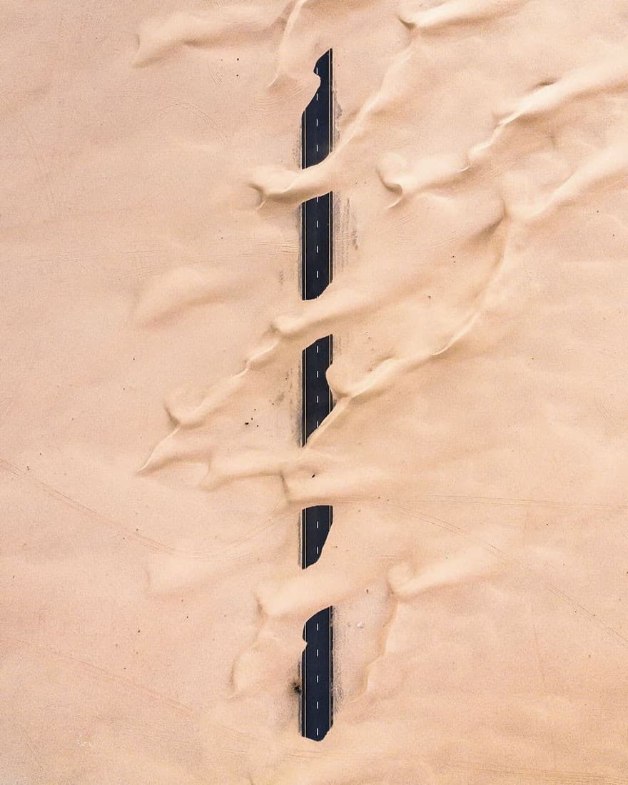 Estas imágenes muestran cómo Dubái y Abu Dabi capturan el desierto.