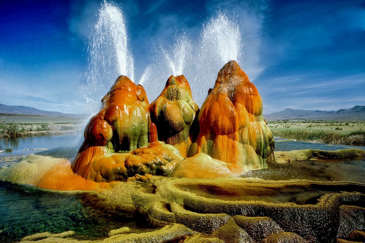 Geyser de 6 moscas, EE. UU.