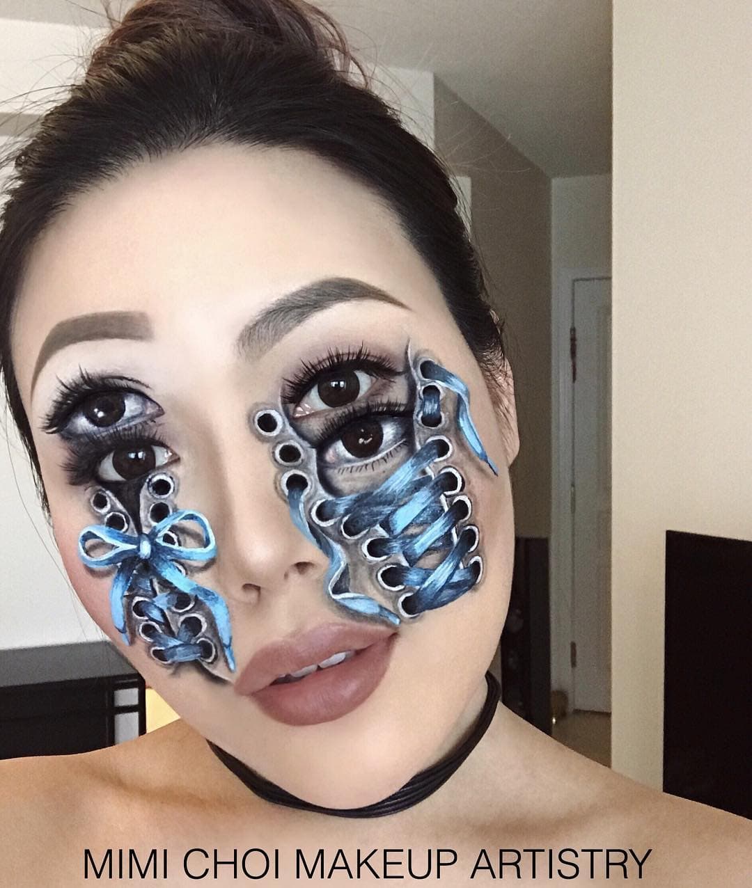 Mimi Choi Horror pensando maquillaje
