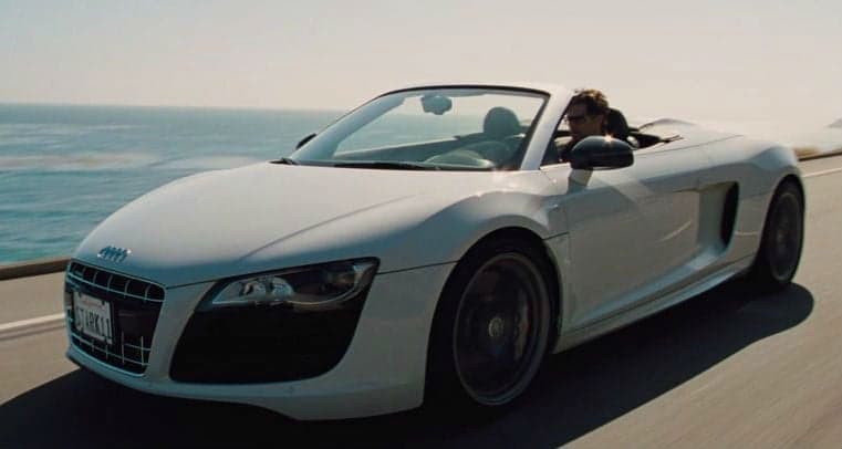 Audi R8 Spyder | 6 mejores superdeportivos en películas | Bayas cerebrales