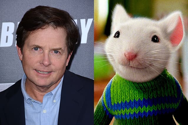 Michael J. Fox - Stuart Little | 21 personas famosas que expresaron tus personajes de dibujos animados favoritos | Bayas cerebrales