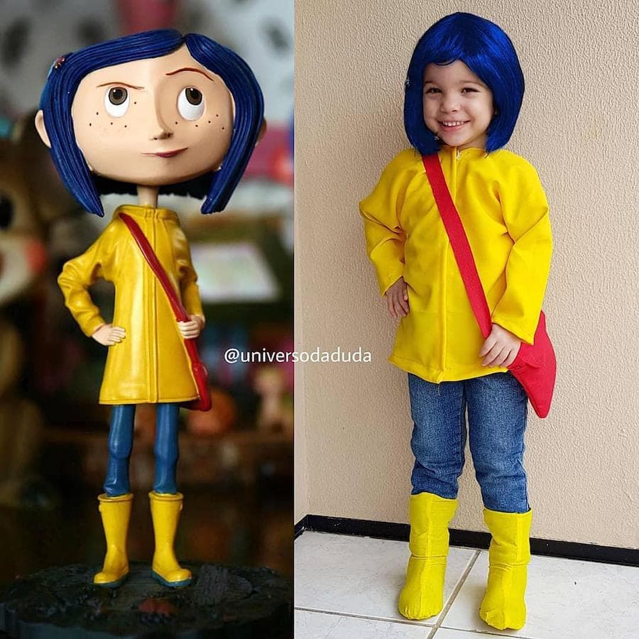 María cosplaying como Coraline | Estás celoso del universo más joven | Bayas cerebrales