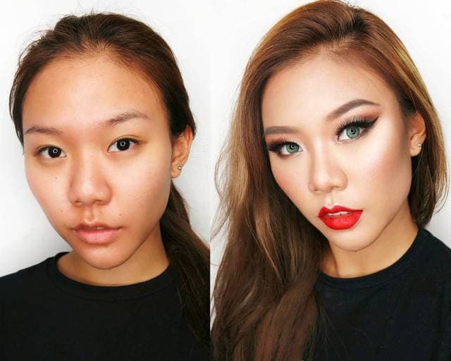 Increíbles cambios de maquillaje