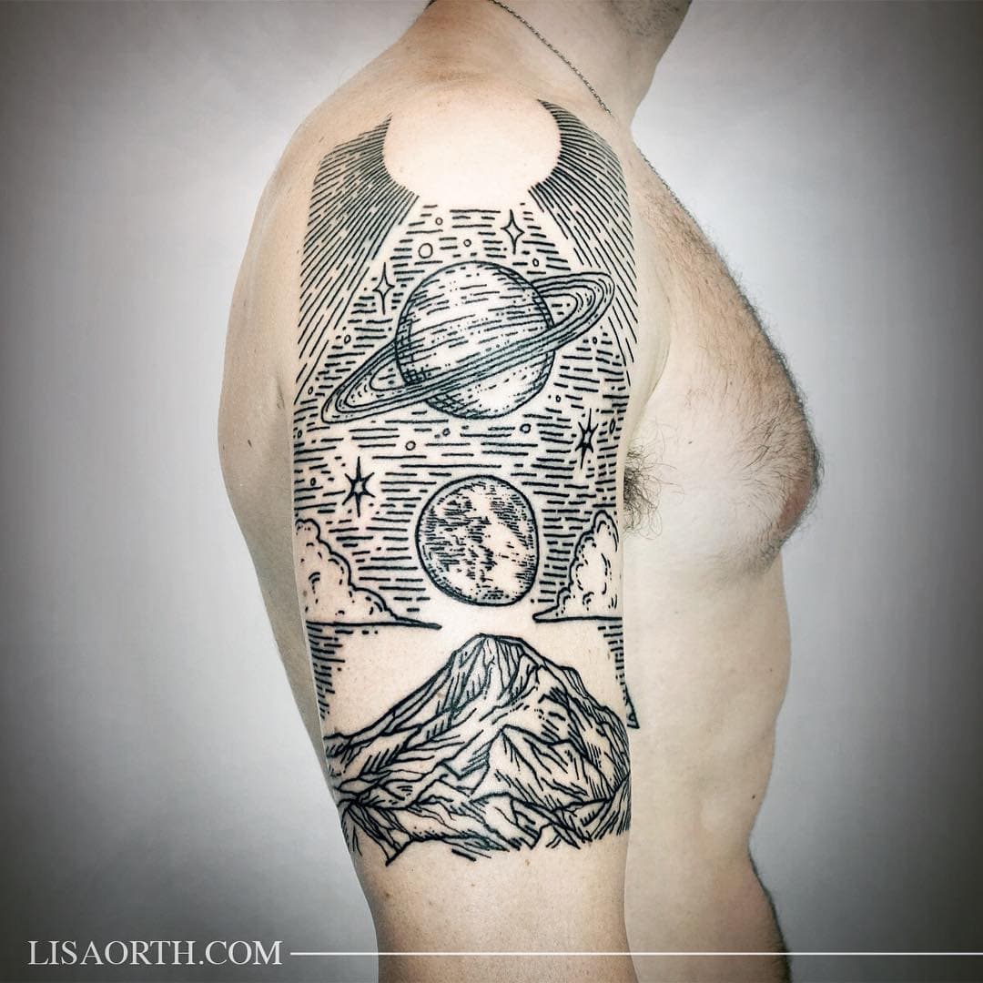 15 Diseños impresionantes de tatuajes para media manga de manteos.