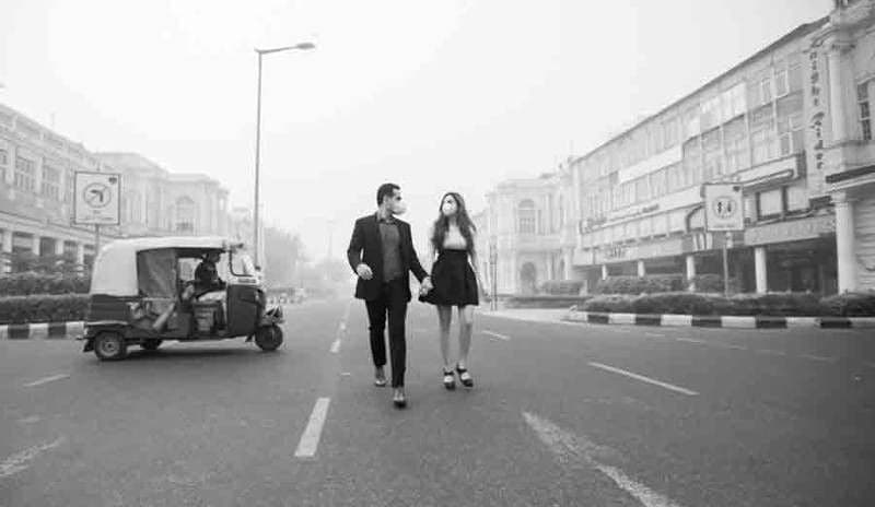 Las bodas con temática de smog son inusuales según un nuevo estudio