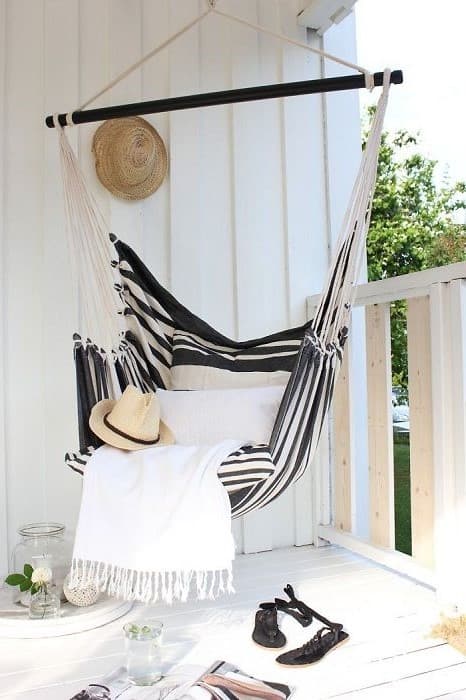 Balcón Hamaca #2 |: 10 ideas acogedoras para balcones | su belleza