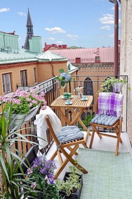 Muebles Balcón #2 |: 10 ideas acogedoras para balcones | su belleza