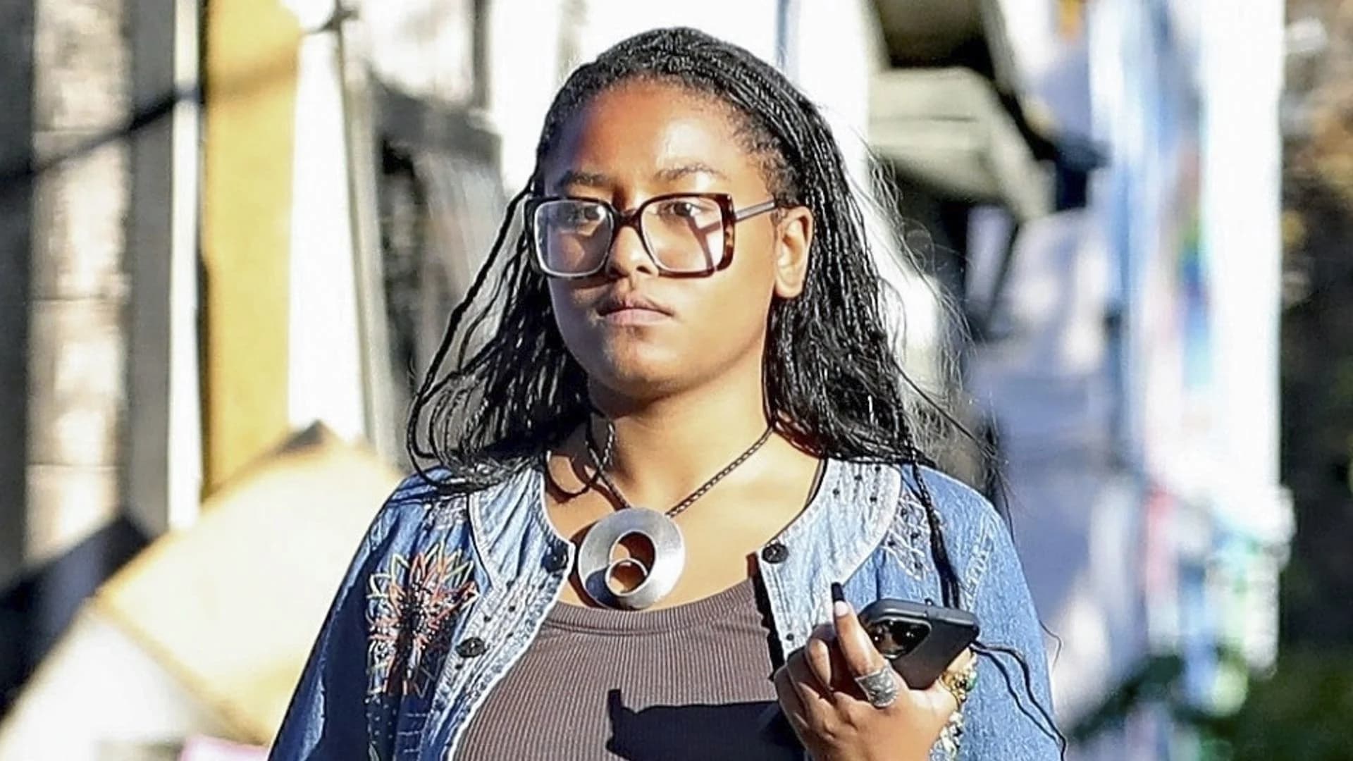 Fue en ese momento cuando Internet estalló por el auténtico nombre de Sasha Obama.