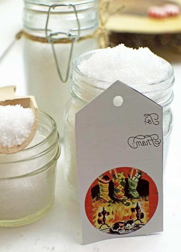 Exfoliante de sal de menta #2 | 10 recetas caseras de exfoliantes con sal marina | su belleza