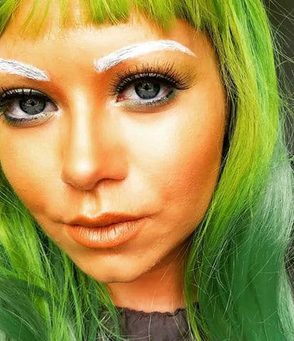 Oompa Loompa #2 |: 11 ideas de maquillaje de Halloween geniales y aterradoras para probar este año | Su belleza:
