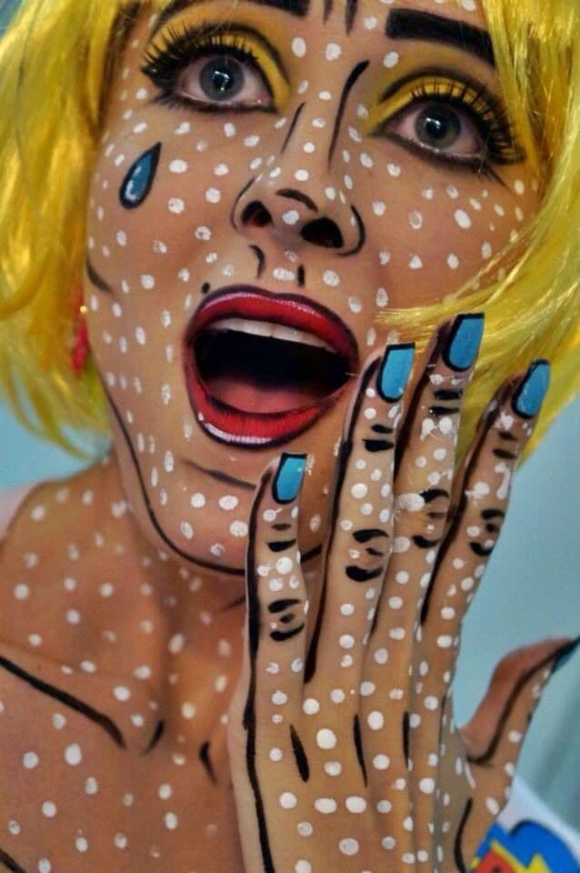 Arte pop |: 11 ideas de maquillaje de Halloween geniales y aterradoras para probar este año | Su belleza: