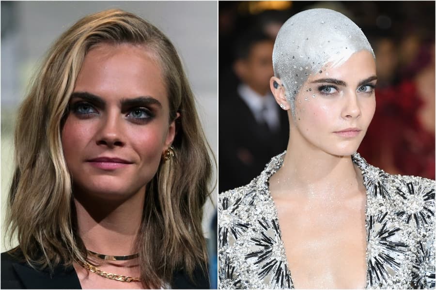 Cara Delevingne |: 15 estrellas que se afeitaron la cabeza y la lucieron | su belleza