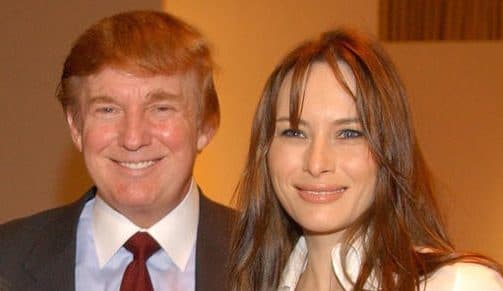 Una inusual perspectiva de Melania Trump con poco maquillaje.