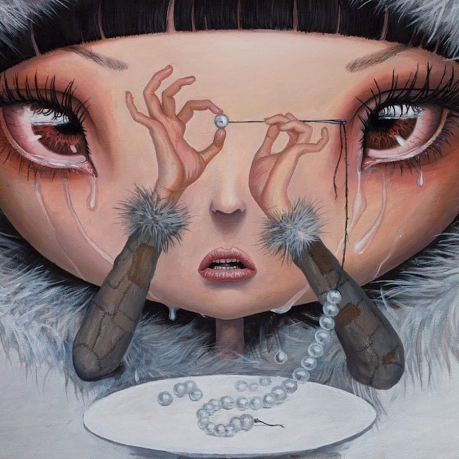 La tristeza es mi única riqueza. Pinturas surrealistas del artista rumano que nunca olvidarás. Su belleza.