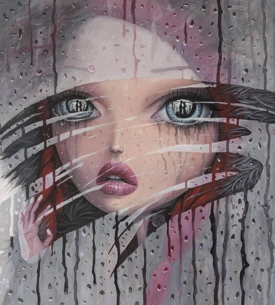 Flores del exilio |: Pinturas surrealistas del artista rumano que nunca olvidarás Su Belleza
