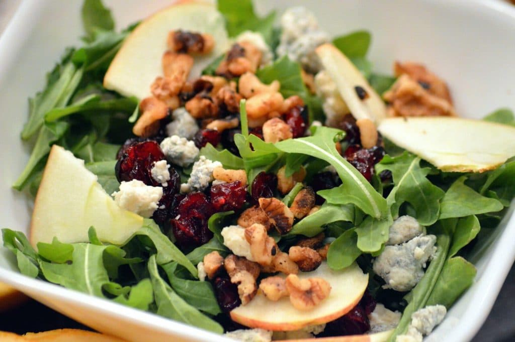 Ensalada de Manzana, Arándano y Nueces | Las 6 mejores ensaladas del mundo