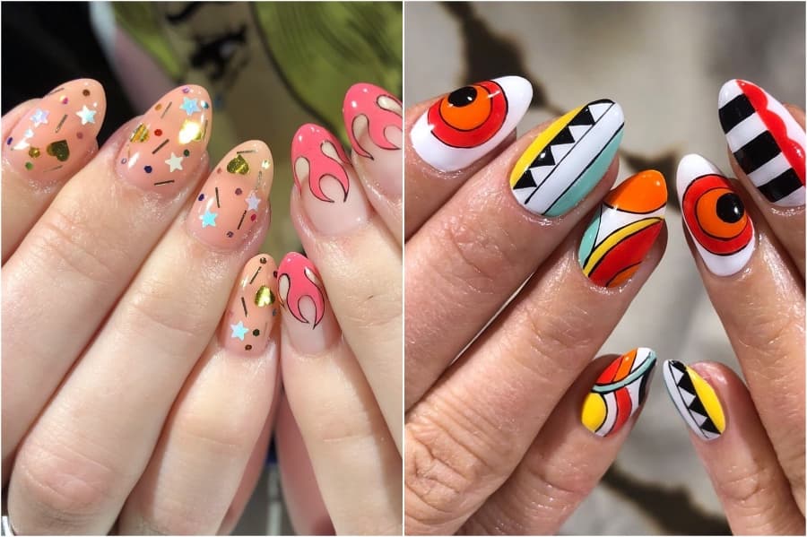 Diseño de uñas brillantes #4 | 34 mejores ideas de diseño de uñas de invierno |: Su belleza
