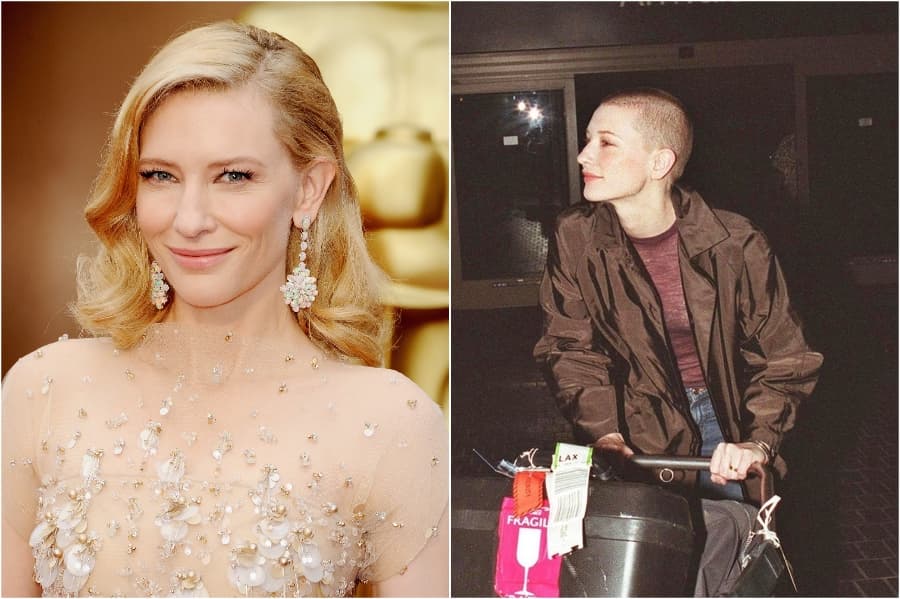 Cate Blanchett |: 15 estrellas que se afeitaron la cabeza y lucieron | su belleza
