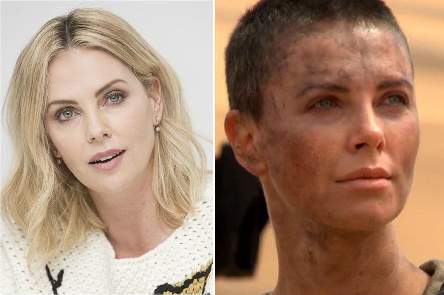 Charlize Theron |: 15 estrellas que se afeitaron la cabeza y la lucieron | su belleza