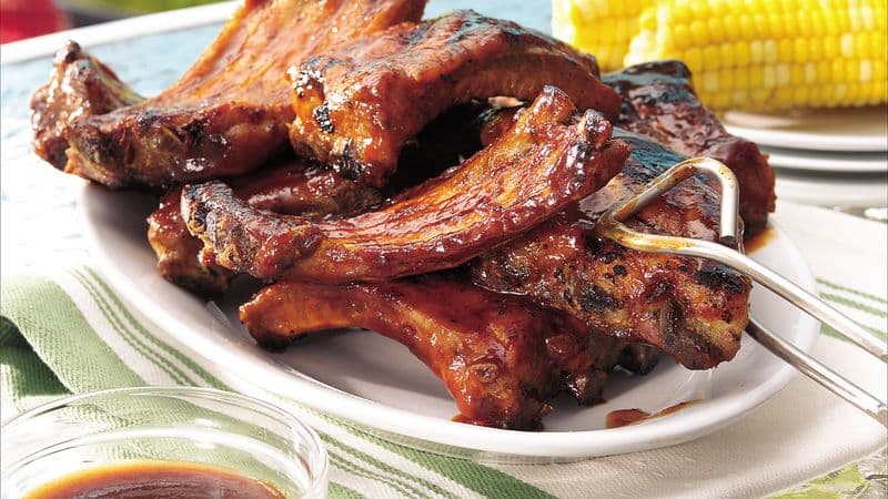 Costillas BBQ con cola | 12 recetas de barbacoa que debes probar este verano | su belleza