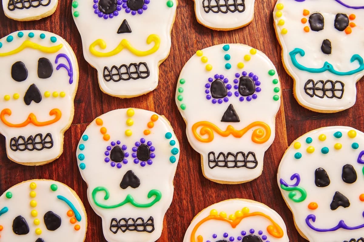 Calaveras de galletas |: 15 ideas fáciles de galletas de Halloween | Su Belleza