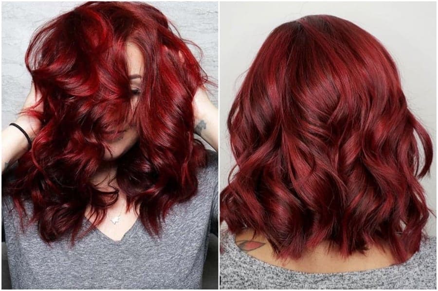 Carmesí 15 ideas modernas para el cabello rojo que debes probar | su belleza