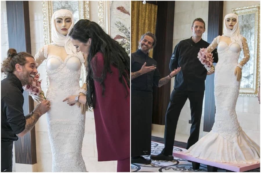 Pastel de Debbie Wingham - $1 millón | 8 de los pasteles de boda más increíbles (y caros) del mundo | su belleza