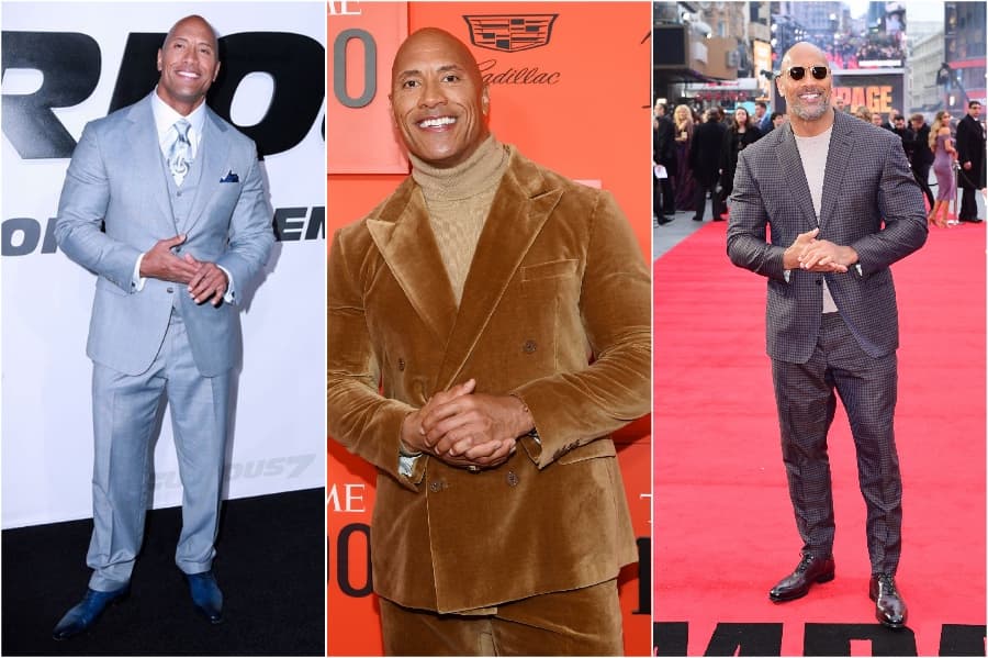 Dwayne Rock Johnson |: 11 poses de celebridades famosas que probablemente nunca hayas notado | su belleza