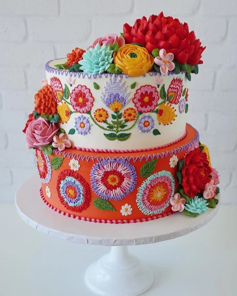 Pasteles bordados Leslie Vigil te traerá alegría #1 | Su belleza: