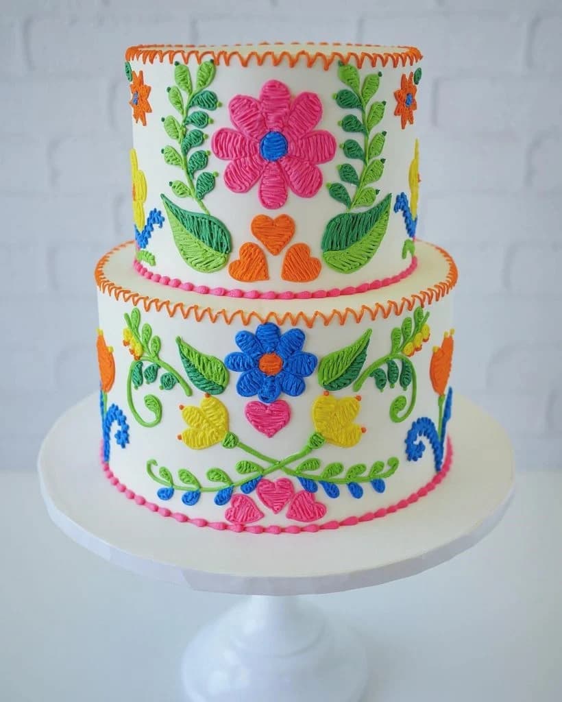 Pasteles bordados Leslie Vigil te traerá alegría #2 | Su belleza: