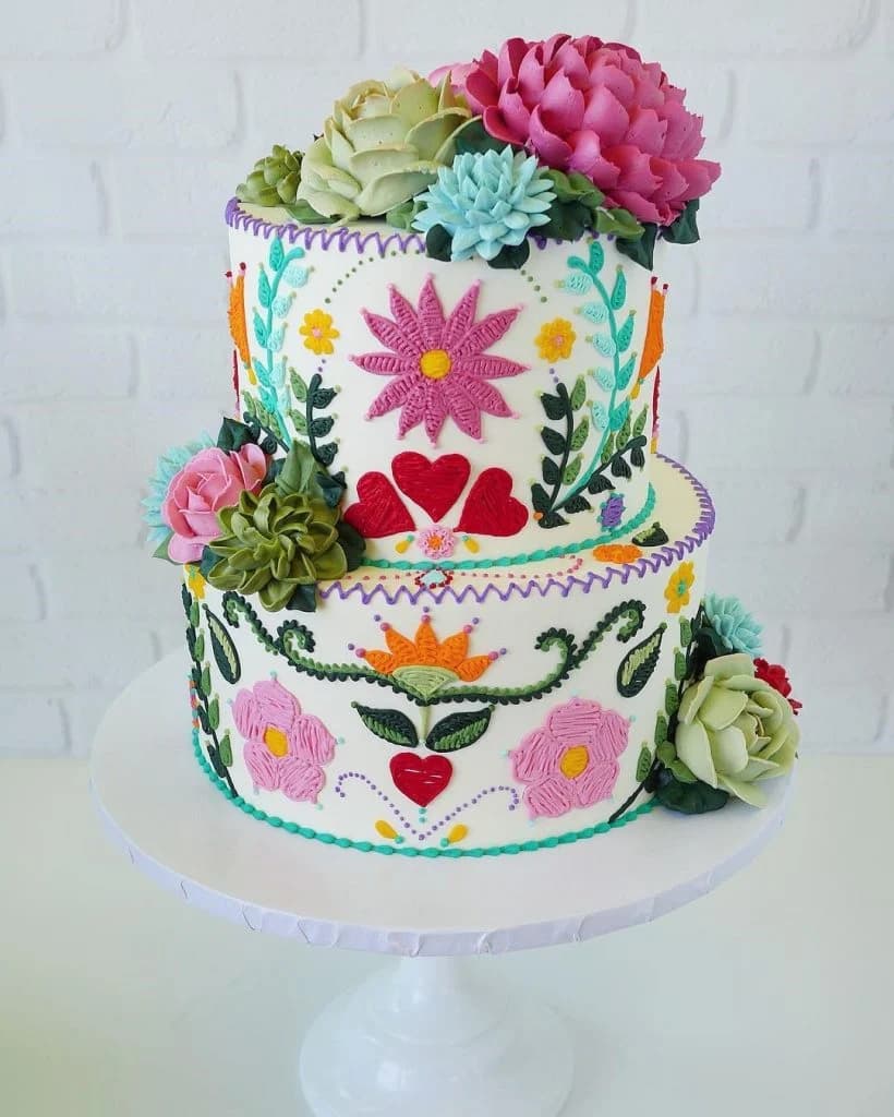 Pasteles bordados Leslie Vigil te traerá alegría #3 | Su belleza: