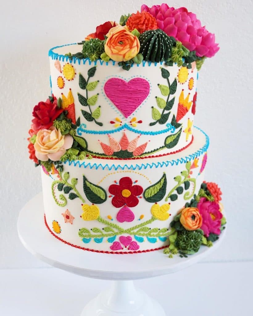 Pasteles bordados Leslie Vigil te traerá alegría #8 | Su belleza:
