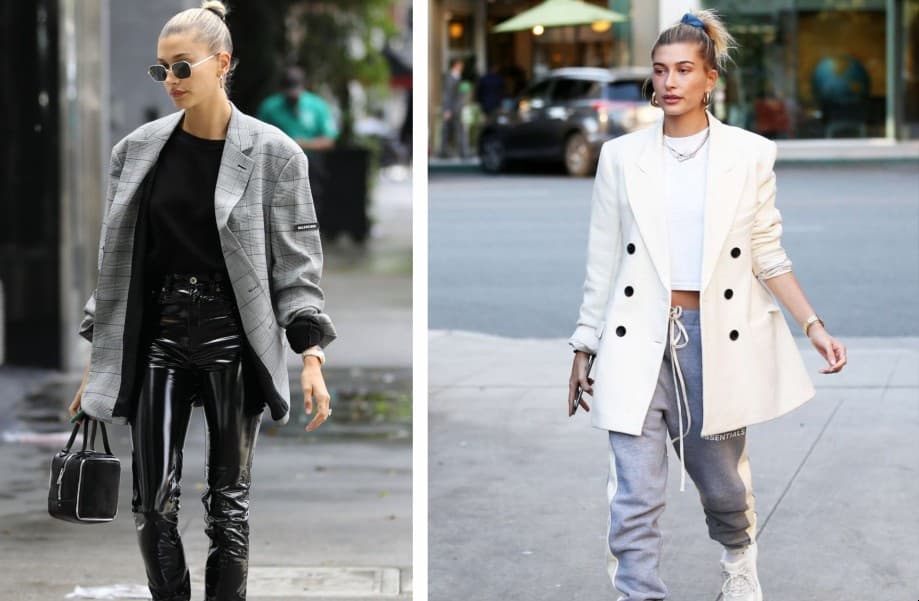 Los 10 outfits más destacados de Hailey Bieber.