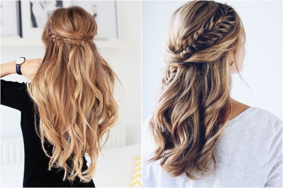 Propuestas de peinados para todo tipo de cabello largo.