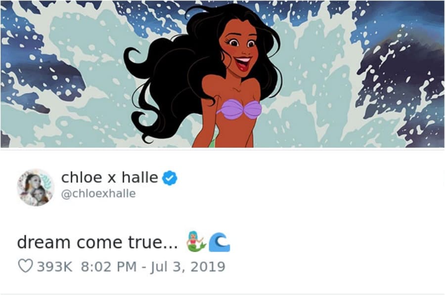 Halle Bailey como La Sirenita |: sueño hecho realidad | Su belleza: