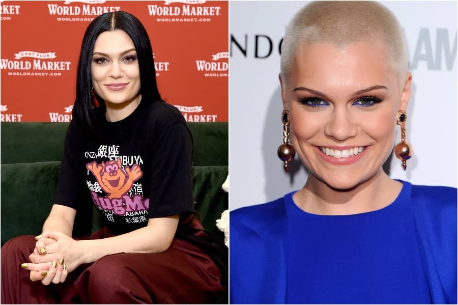 Jessie J 15 estrellas que se afeitaron la cabeza y lucieron | su belleza