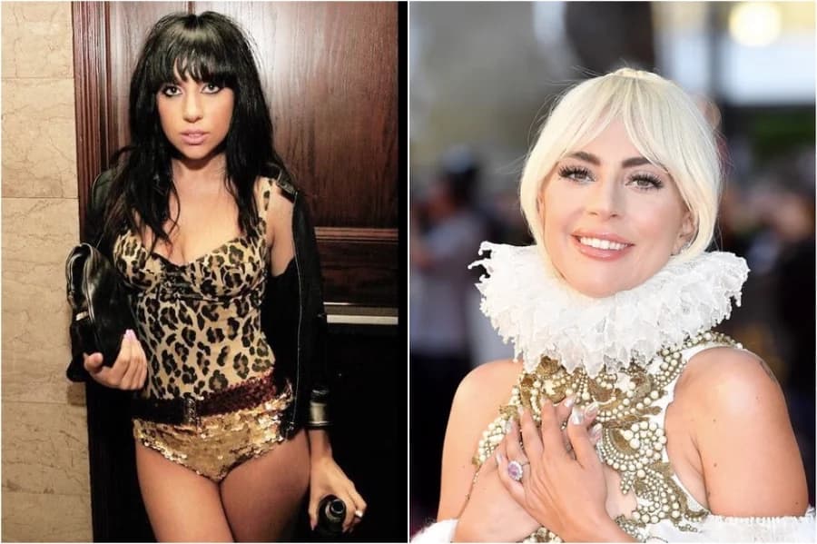 Lady Gaga | Cambios en la imagen de celebridades que no recordamos | su belleza