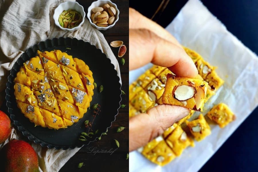 Burfi de mango y coco |: 12 mejores postres indios | su belleza