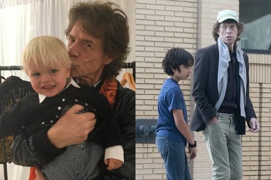 Mick Jagger |: 12 abuelos famosos con sus nietos derretirán tu corazón | su belleza