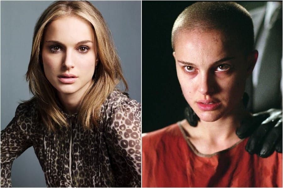 Natalie Portman |: 15 estrellas que se afeitaron la cabeza y lucieron | su belleza